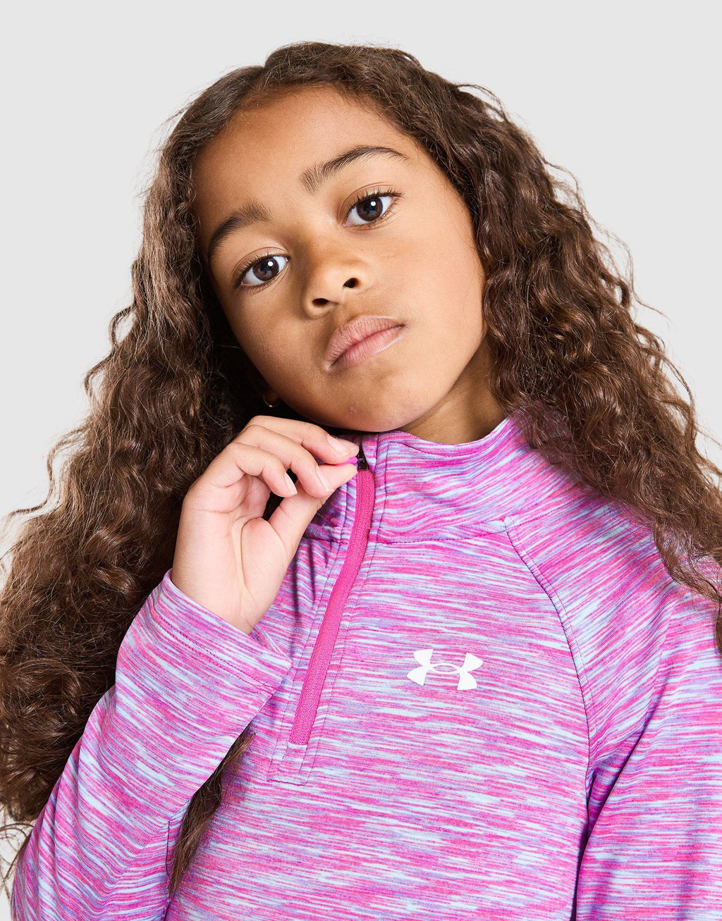 Girls' Twist 1/4 Zip Set Children
