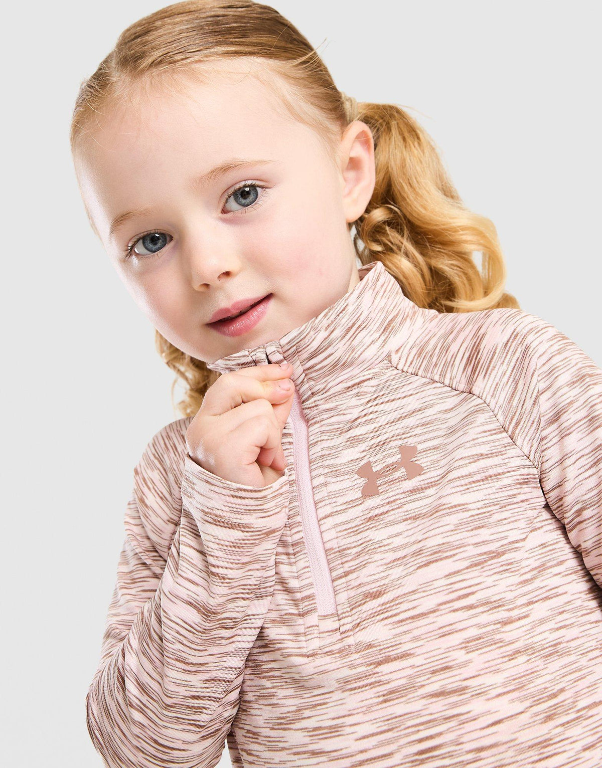 Girls' Twist 1/4 Zip Set Infant