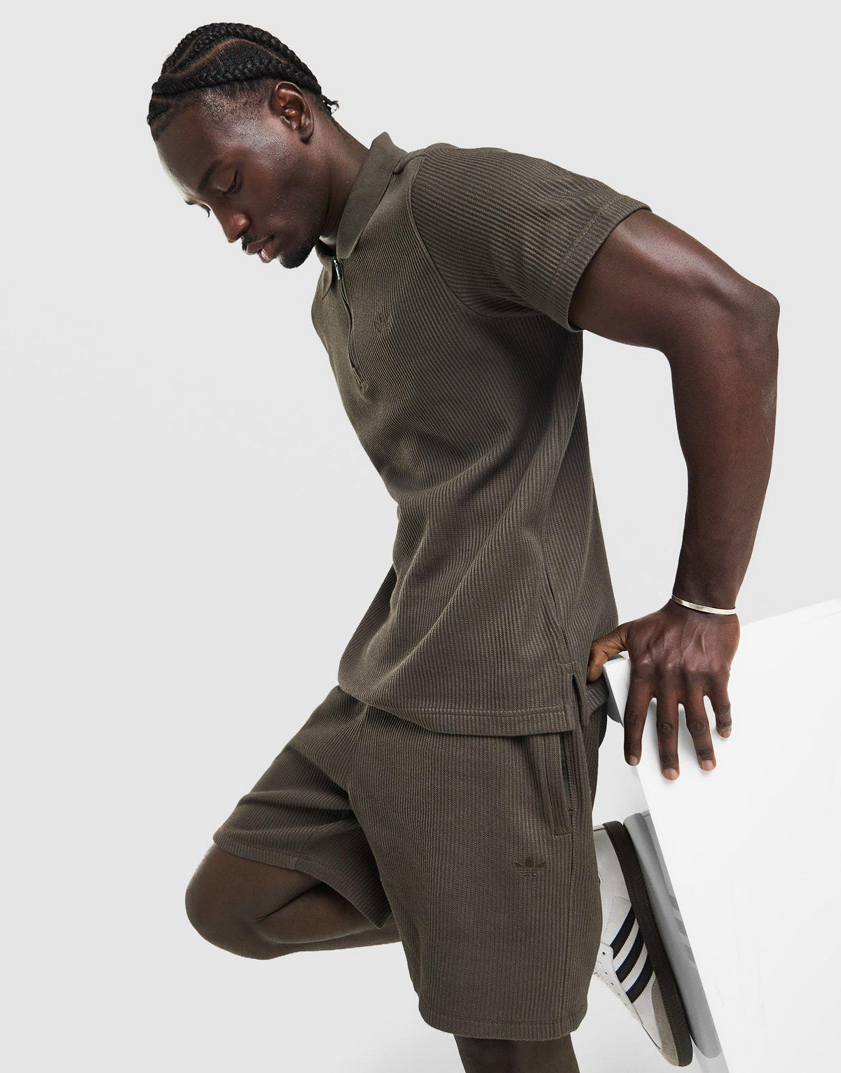 Waffle Polo Shirt