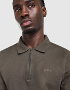 Waffle Polo Shirt