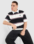 Striped Rugby Polo Shirt
