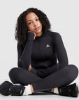 Girls' Harmony Seamless Full Zip Top Junior