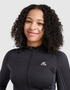 Girls' Harmony Seamless Full Zip Top Junior
