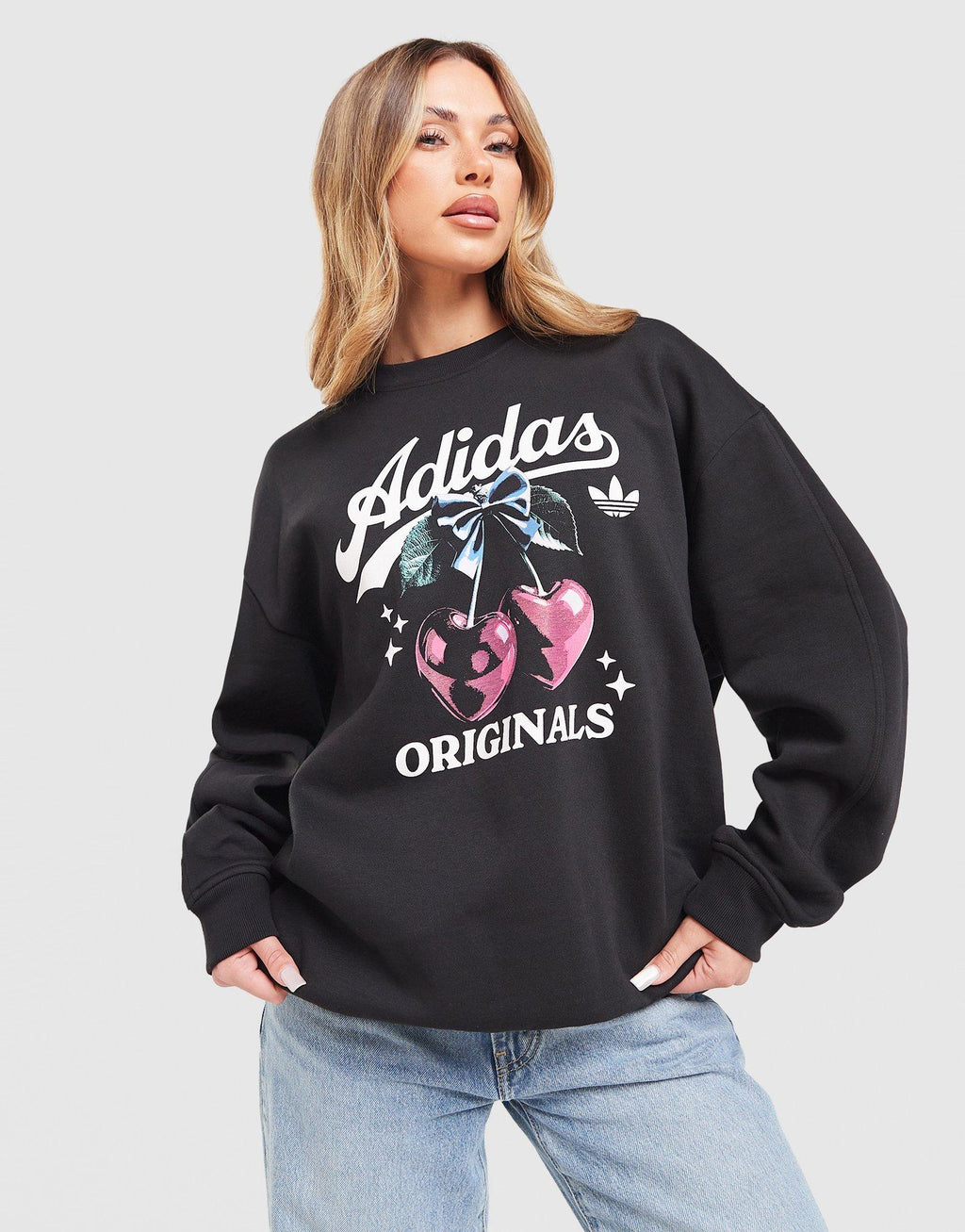 Cherry Boyfriend Crew Sweatshirt