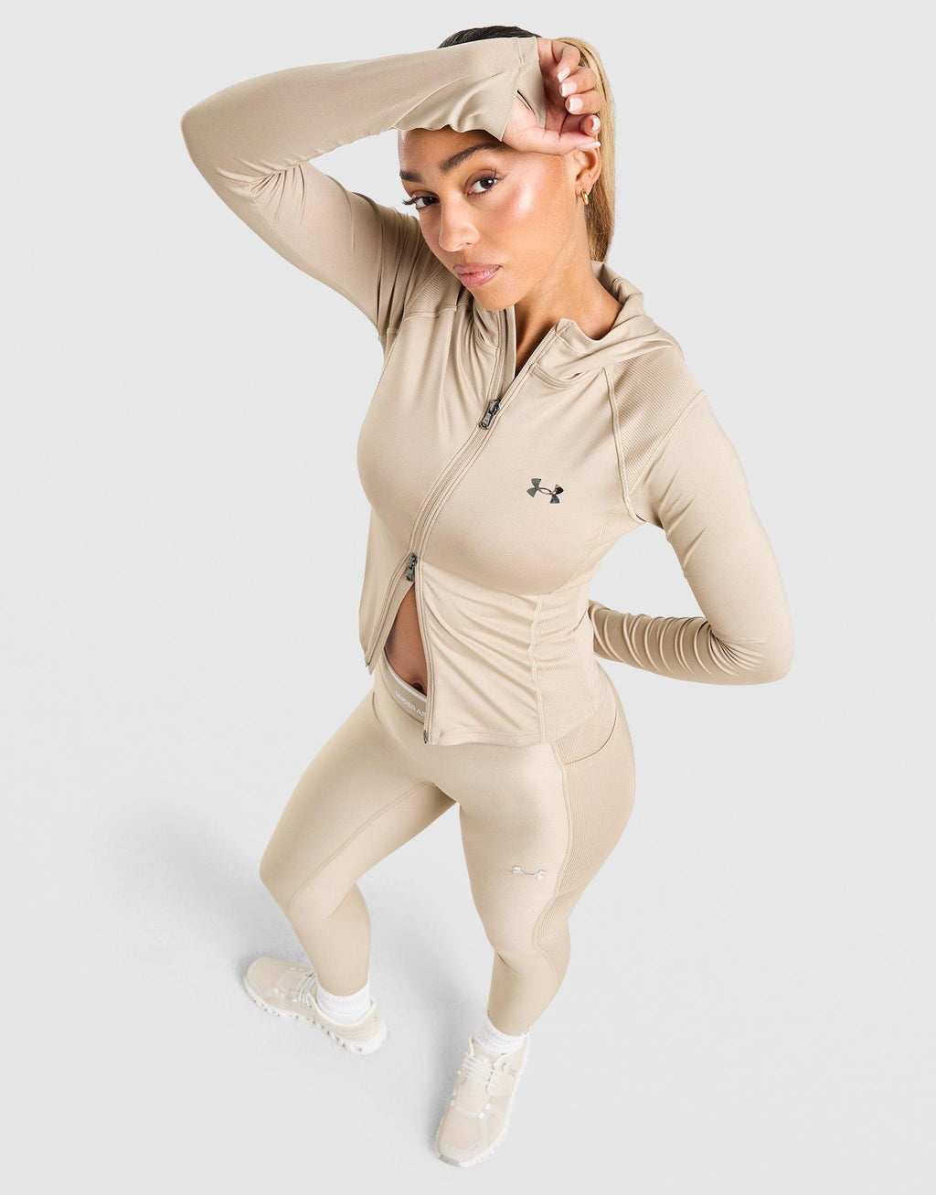 Ribbed Full Zip Hoodie