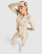 Ribbed Full Zip Hoodie