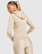 Ribbed Full Zip Hoodie