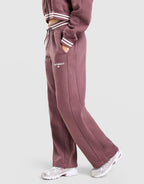Ribbed Wide Leg Joggers