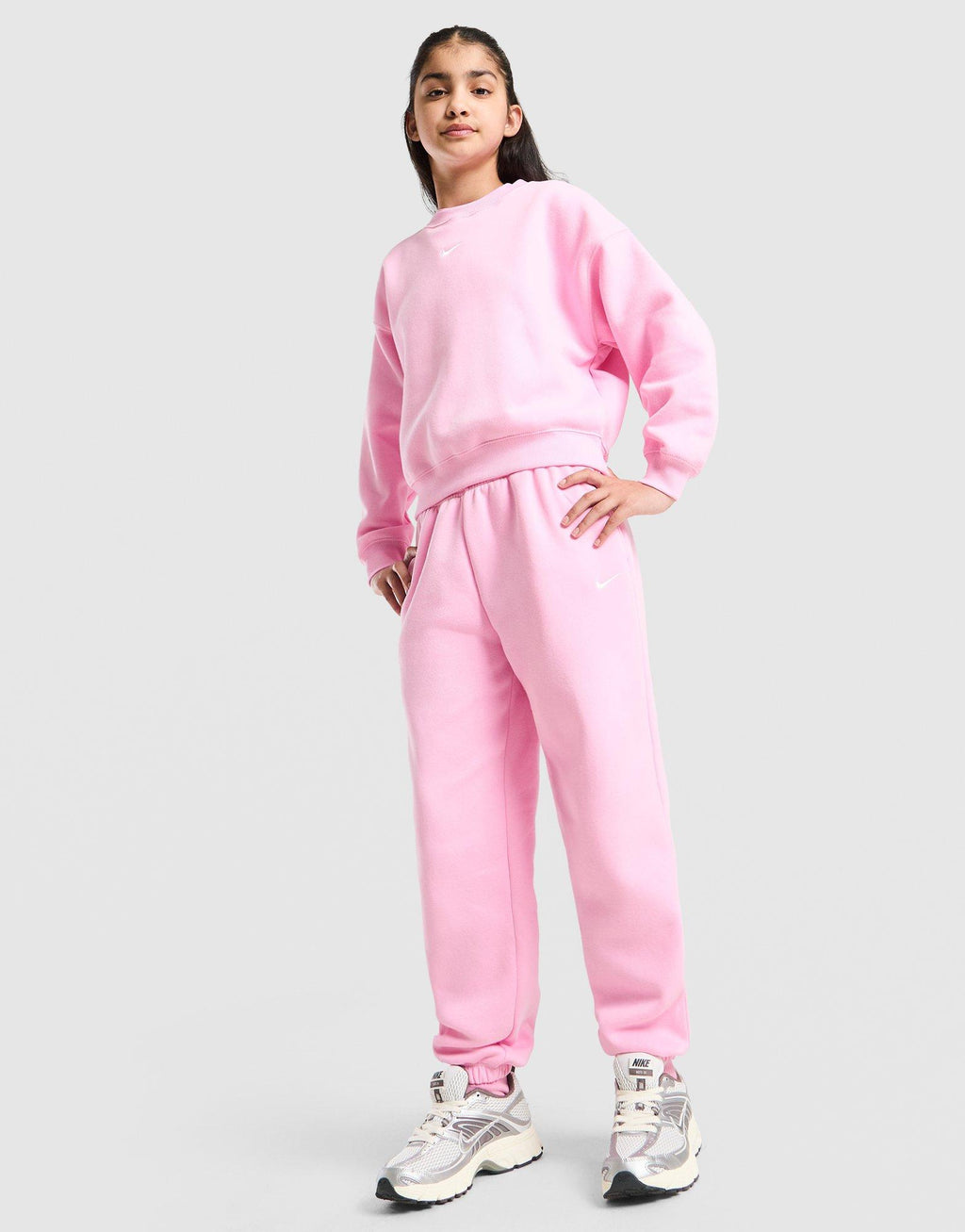Girls' Studio Fleece Crew Sweatshirt Junior