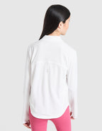 Girls' Long Sleeve 1/2 Zip Top Junior