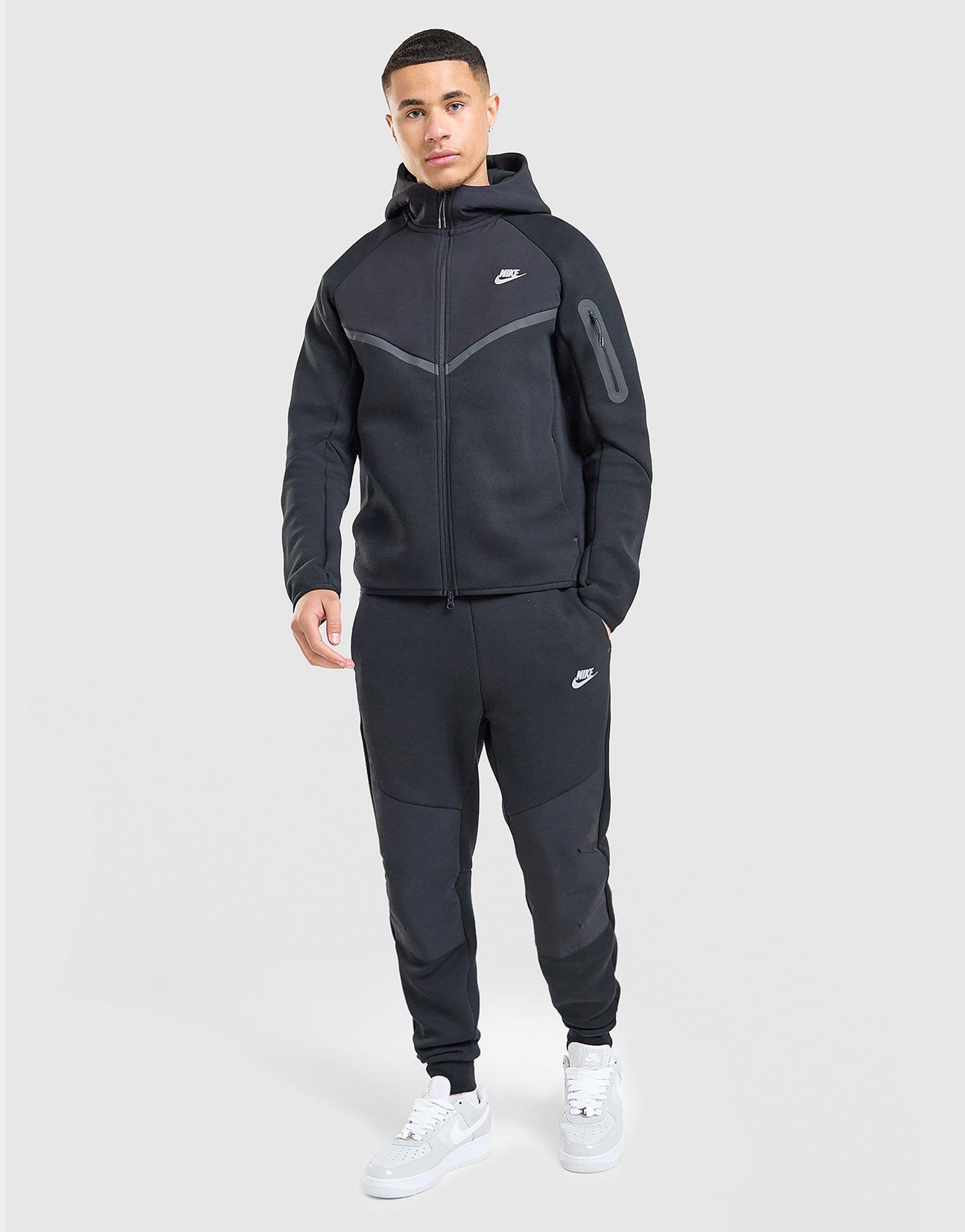 Black Nike Tech Mix Full Zip Hoodie - JD Sports Australia