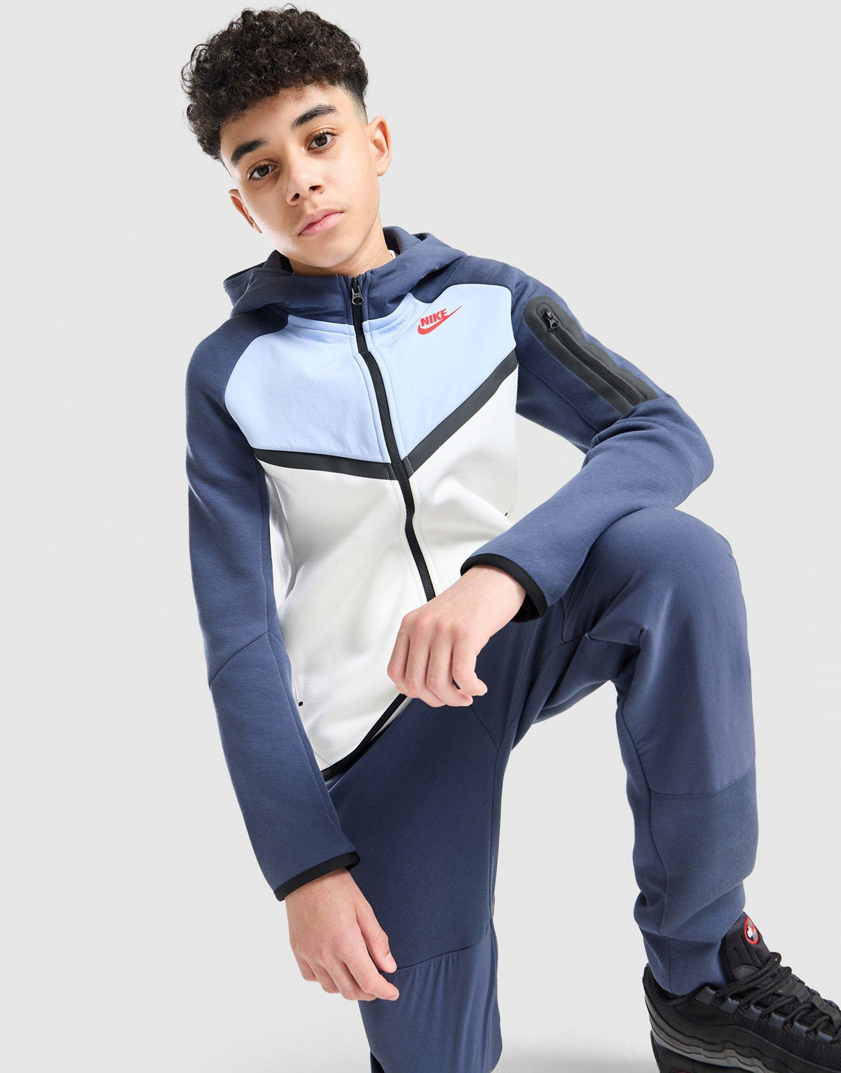 Tech Mix Full Zip Hoodie Junior