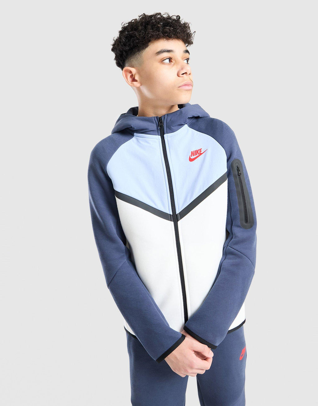 Tech Mix Full Zip Hoodie Junior
