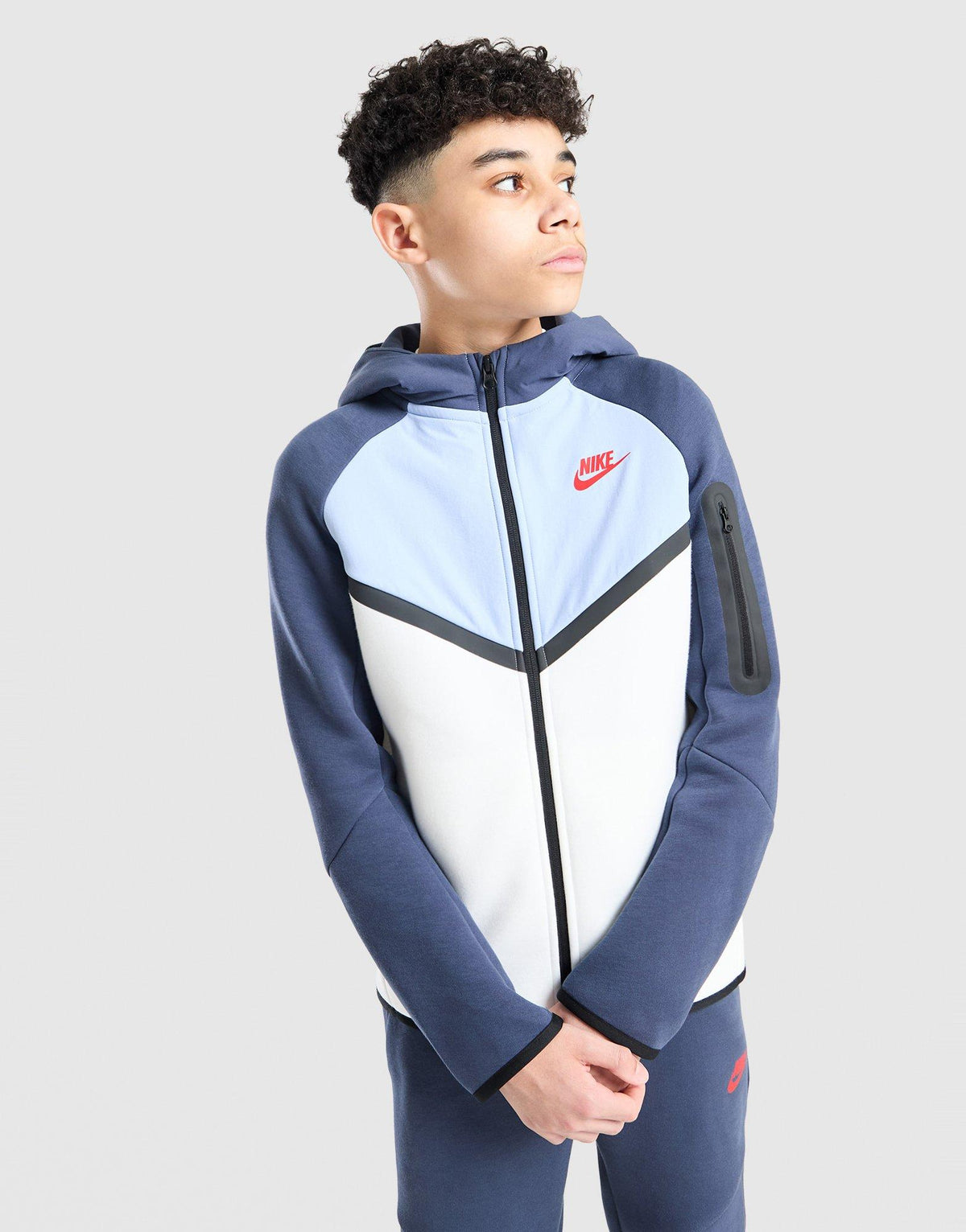 Tech Mix Full Zip Hoodie Junior
