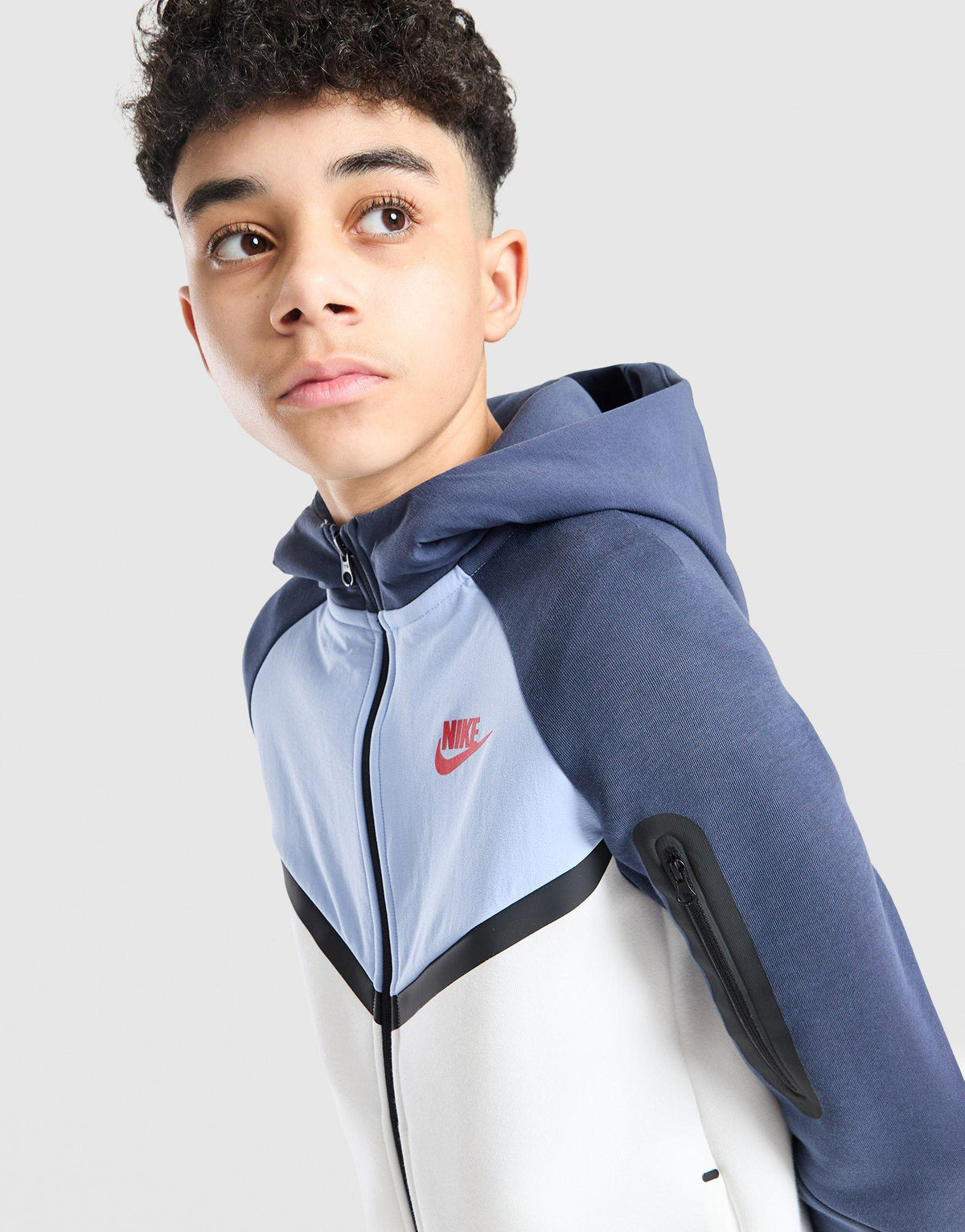Tech Mix Full Zip Hoodie Junior