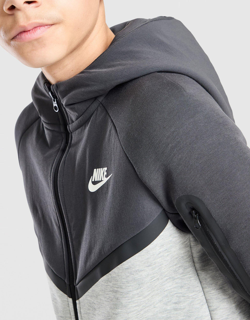Tech Mix Full Zip Hoodie Junior