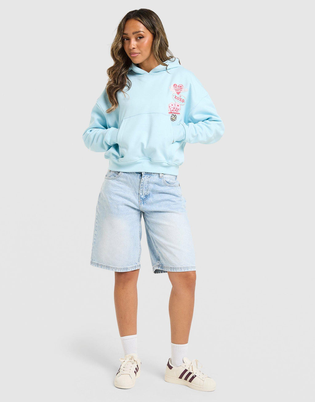 Patch Boxy Hoodie
