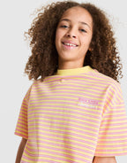 Girls' Stripe Oversized T-Shirt Junior