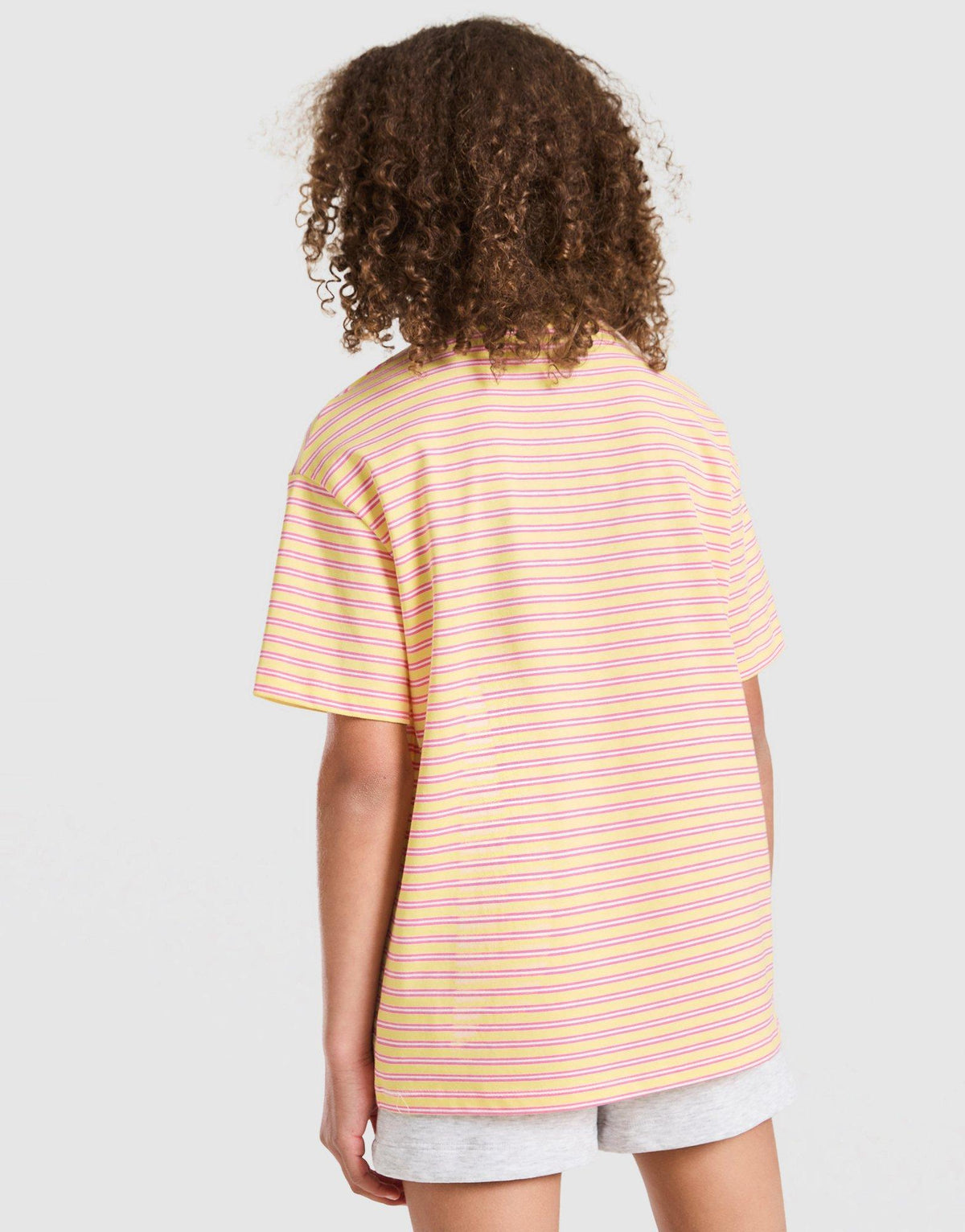 Girls' Stripe Oversized T-Shirt Junior