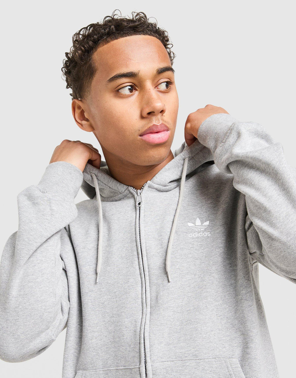 Trefoil Essentials Full Zip Hoodie