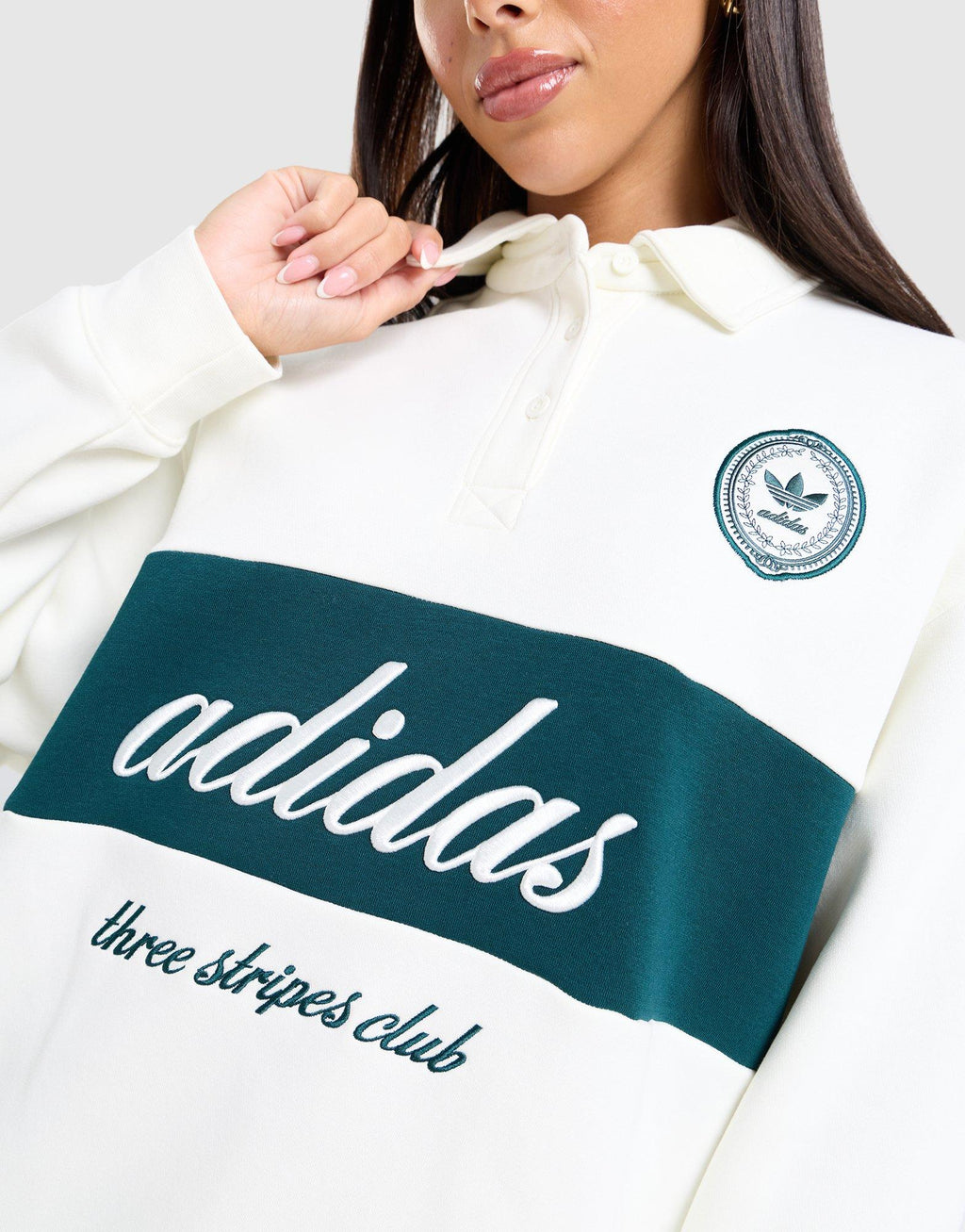 Panel Collar Sweatshirt