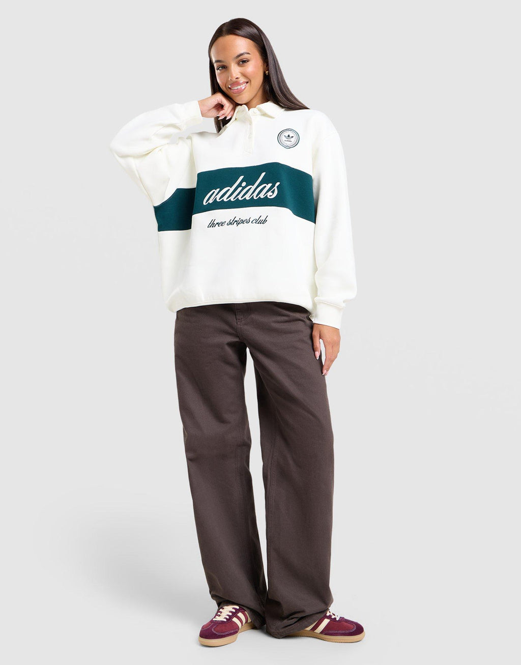 Panel Collar Sweatshirt
