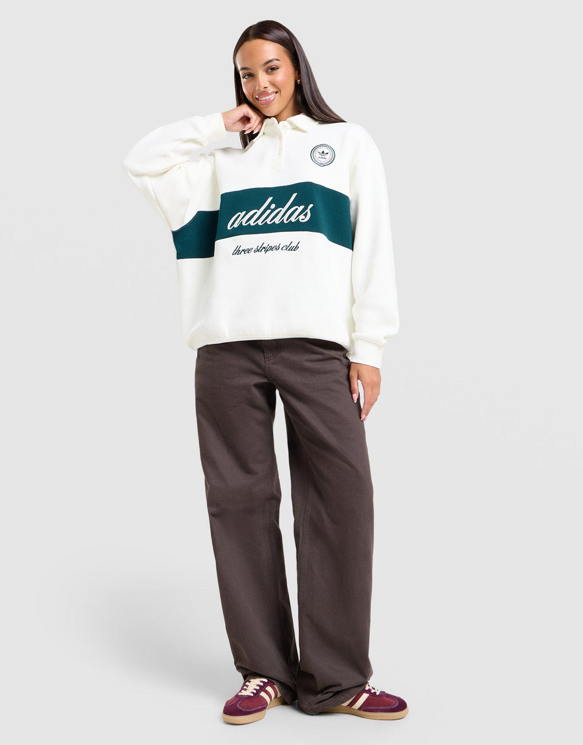 Panel Collar Sweatshirt