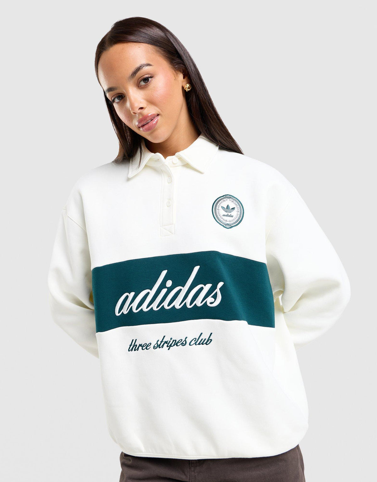 Panel Collar Sweatshirt