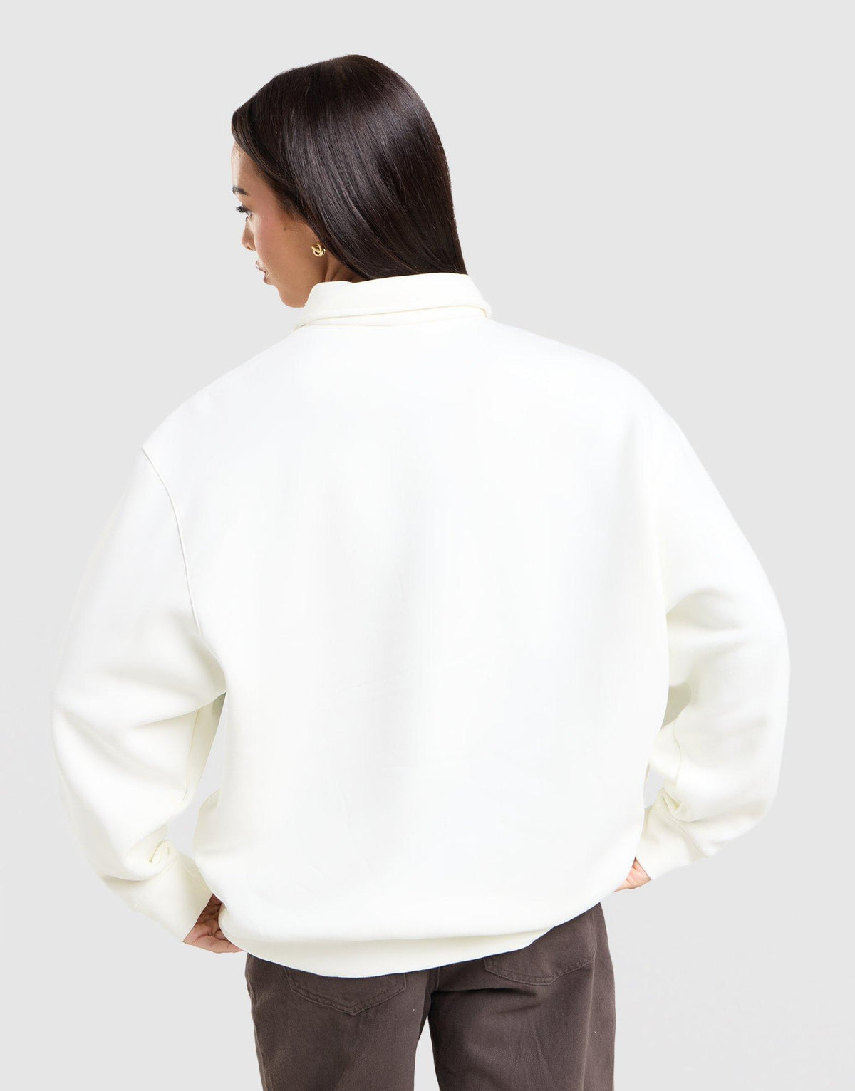 Panel Collar Sweatshirt