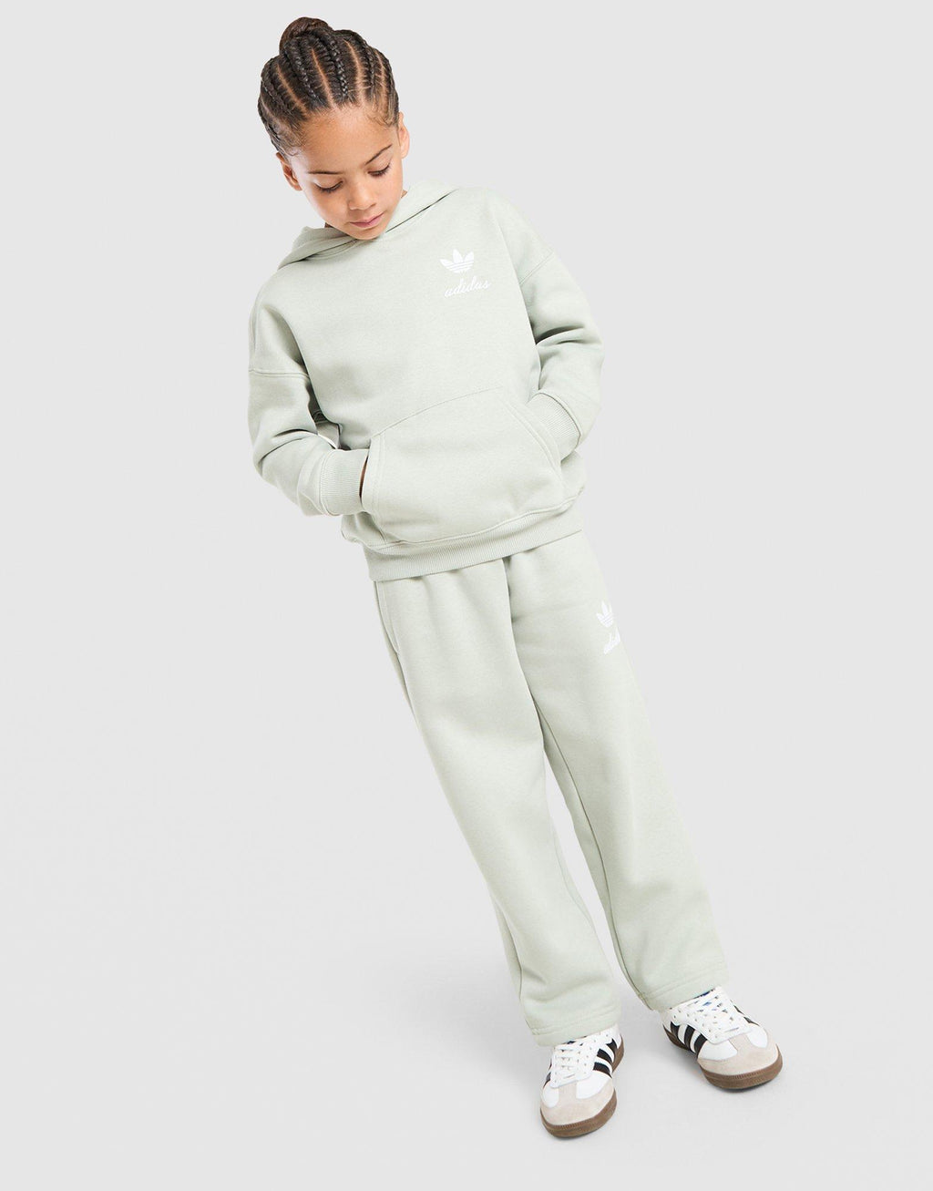 Script Overhead Wide Leg Tracksuit Children