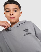 Script Overhead Wide Leg Tracksuit Children