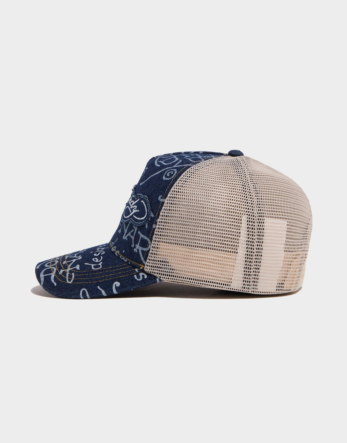 Logo Denim Trucker Cap