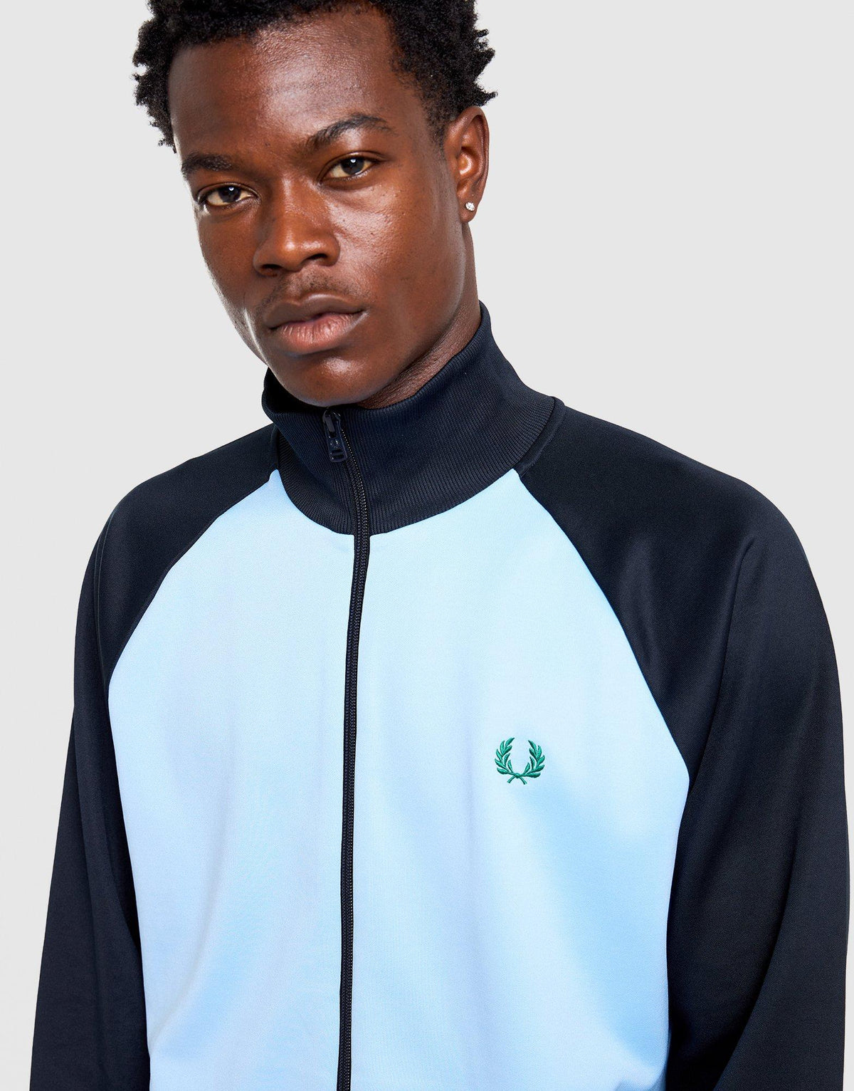 Contrast Track Top