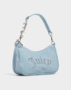 Tape Denim Shoulder Bag