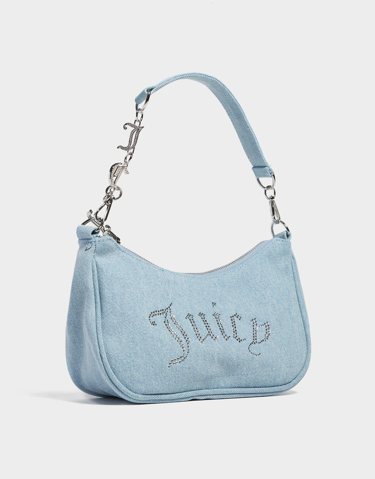 Tape Denim Shoulder Bag