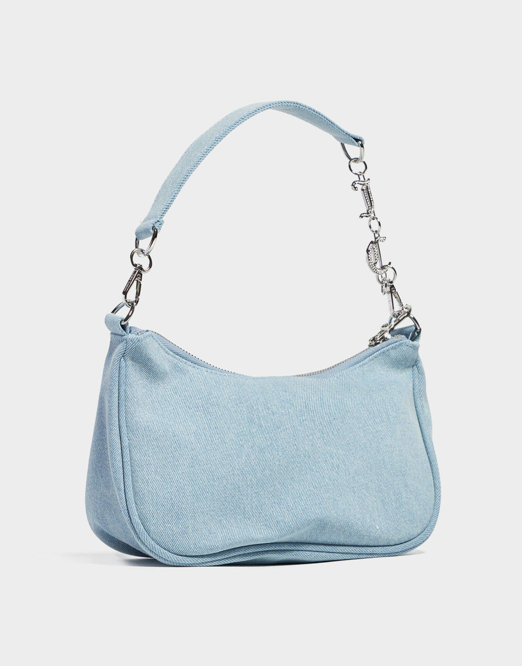 Tape Denim Shoulder Bag