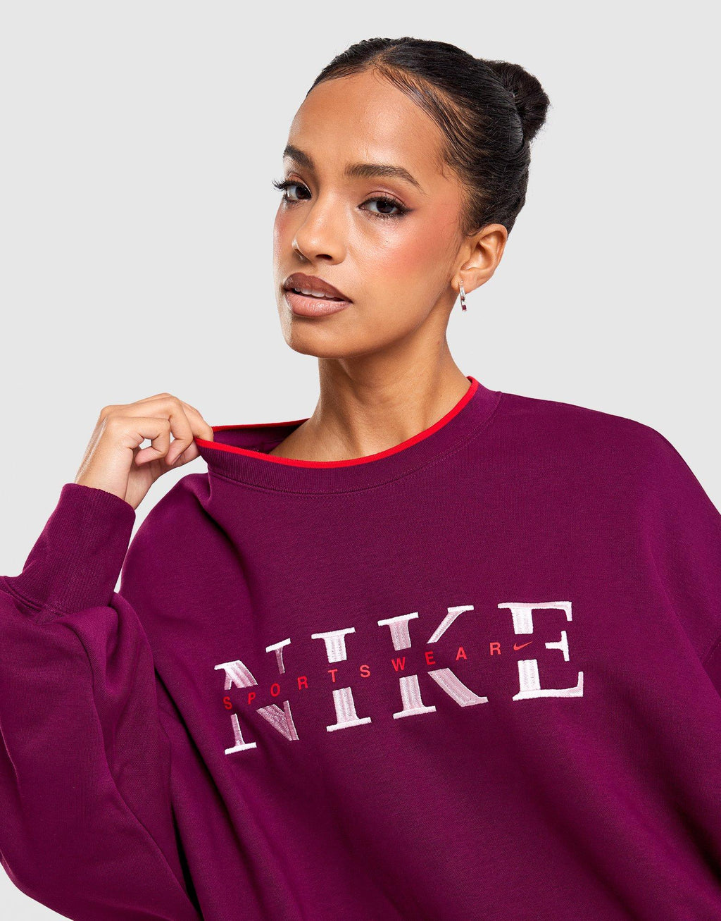 Oversized Crop Sweatshirt