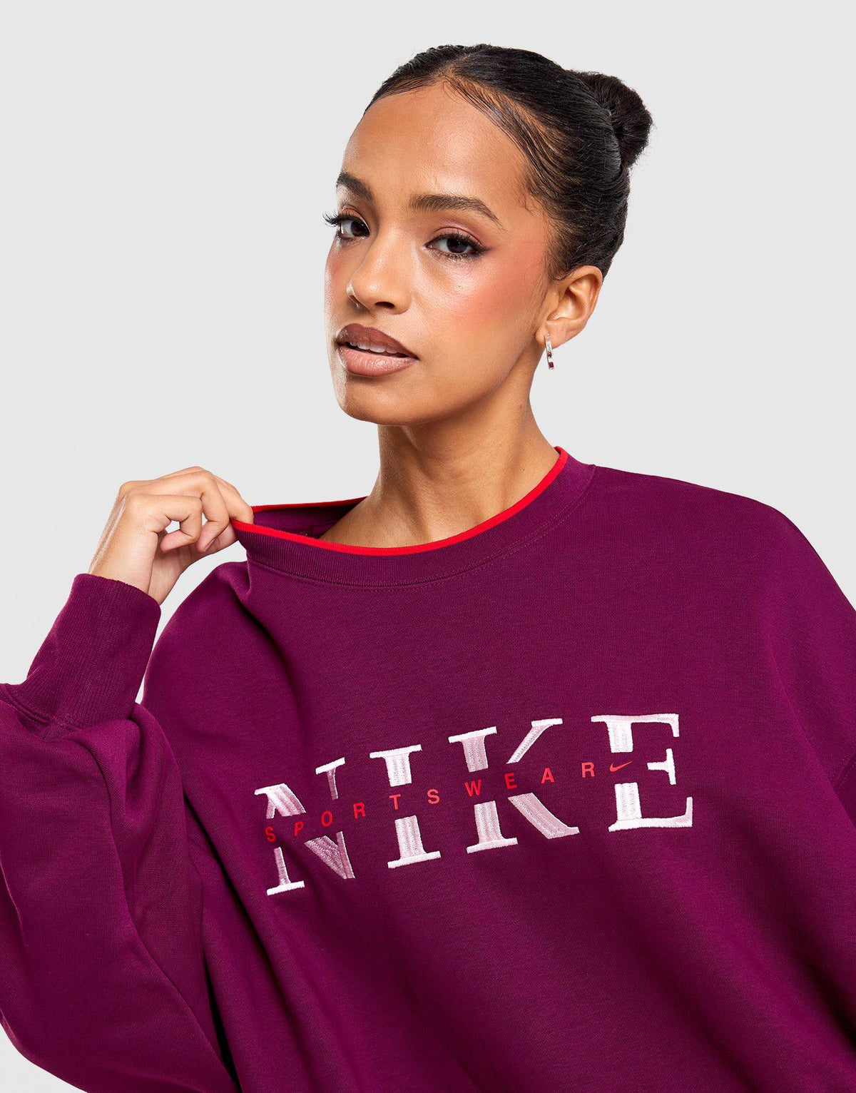 Oversized Crop Sweatshirt