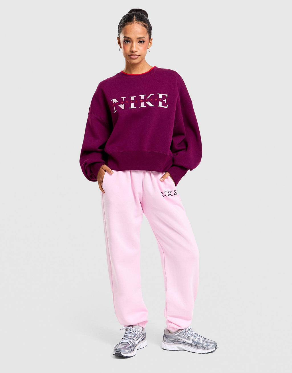 Oversized Crop Sweatshirt