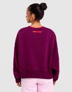 Oversized Crop Sweatshirt