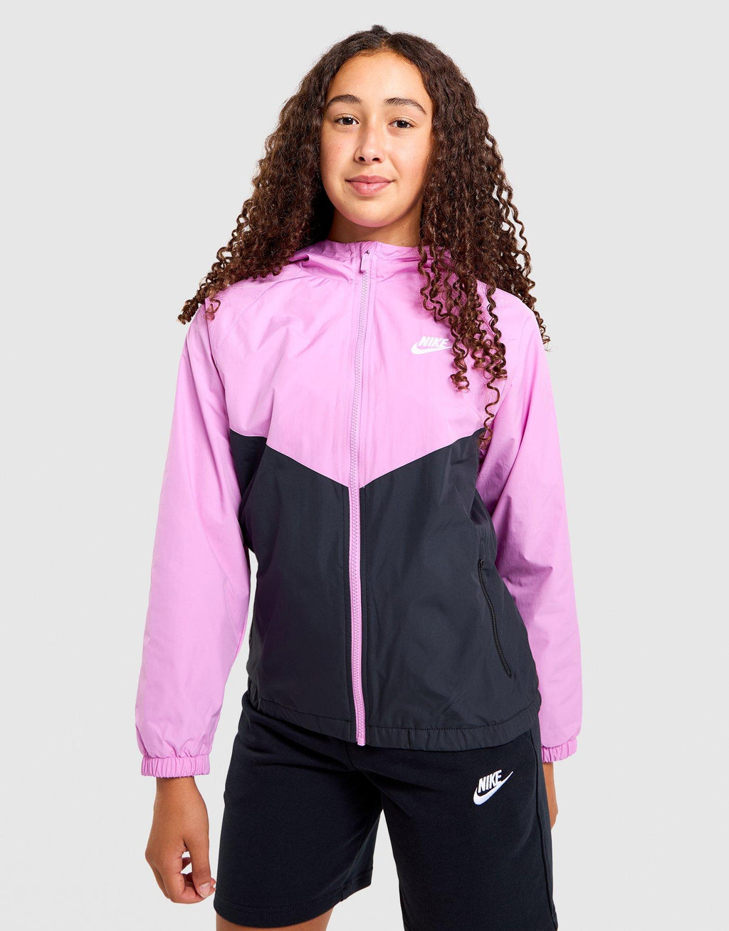 Full-Zip Windbreaker Jacket Junior's