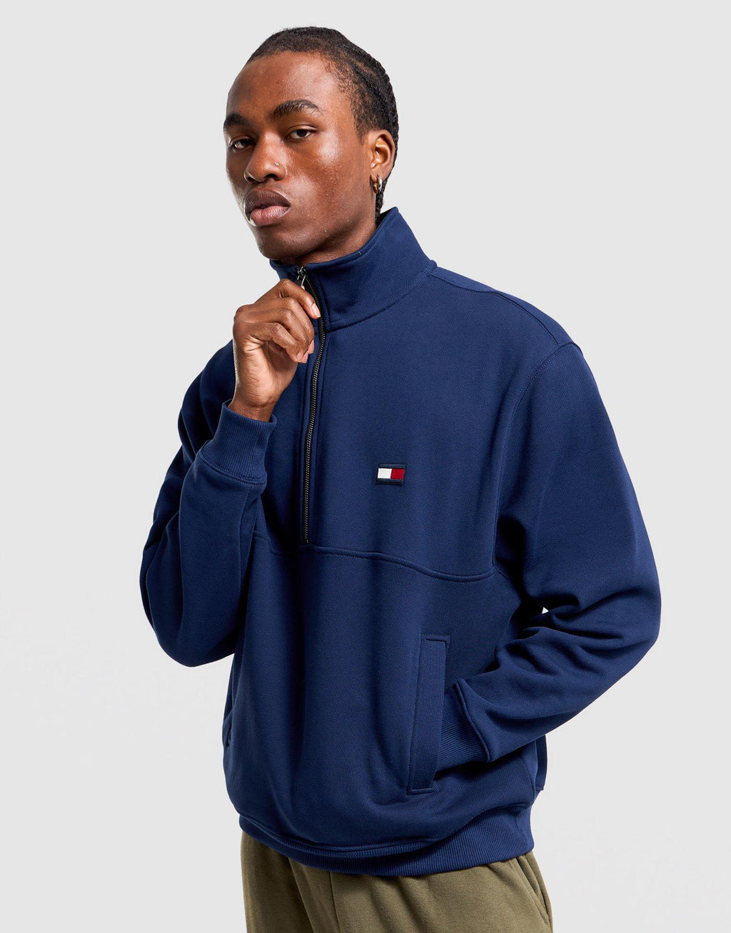 1/4 Zip Track Top