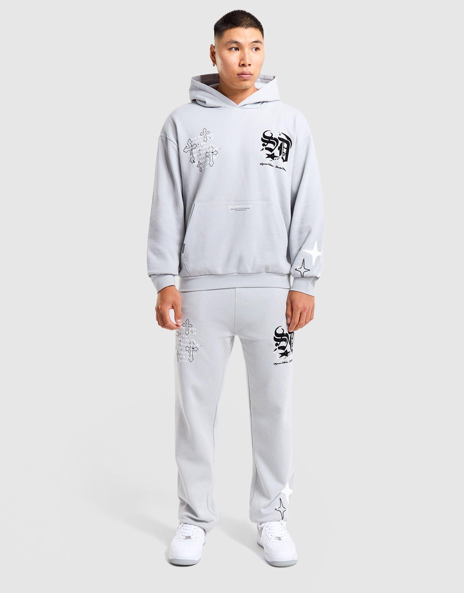 Grey Supply & Demand Rulo Hoodie - JD Sports Australia