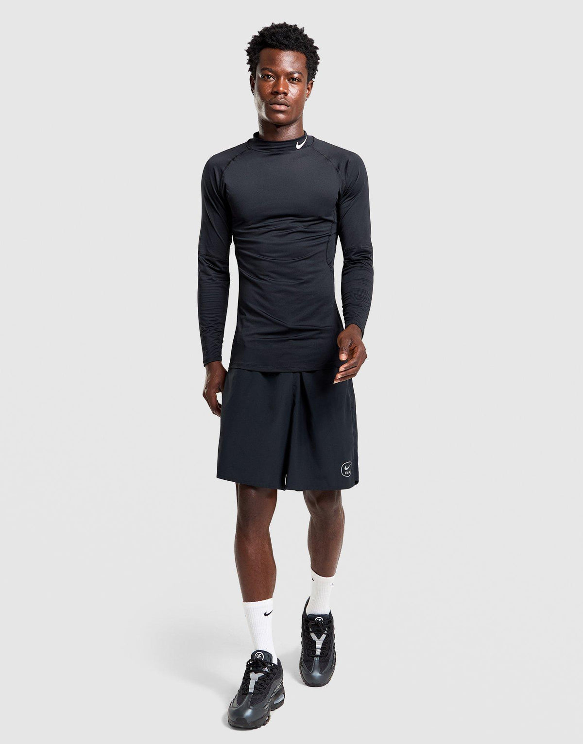 Pro Dri-FIT Mock-Neck Long-Sleeve Top