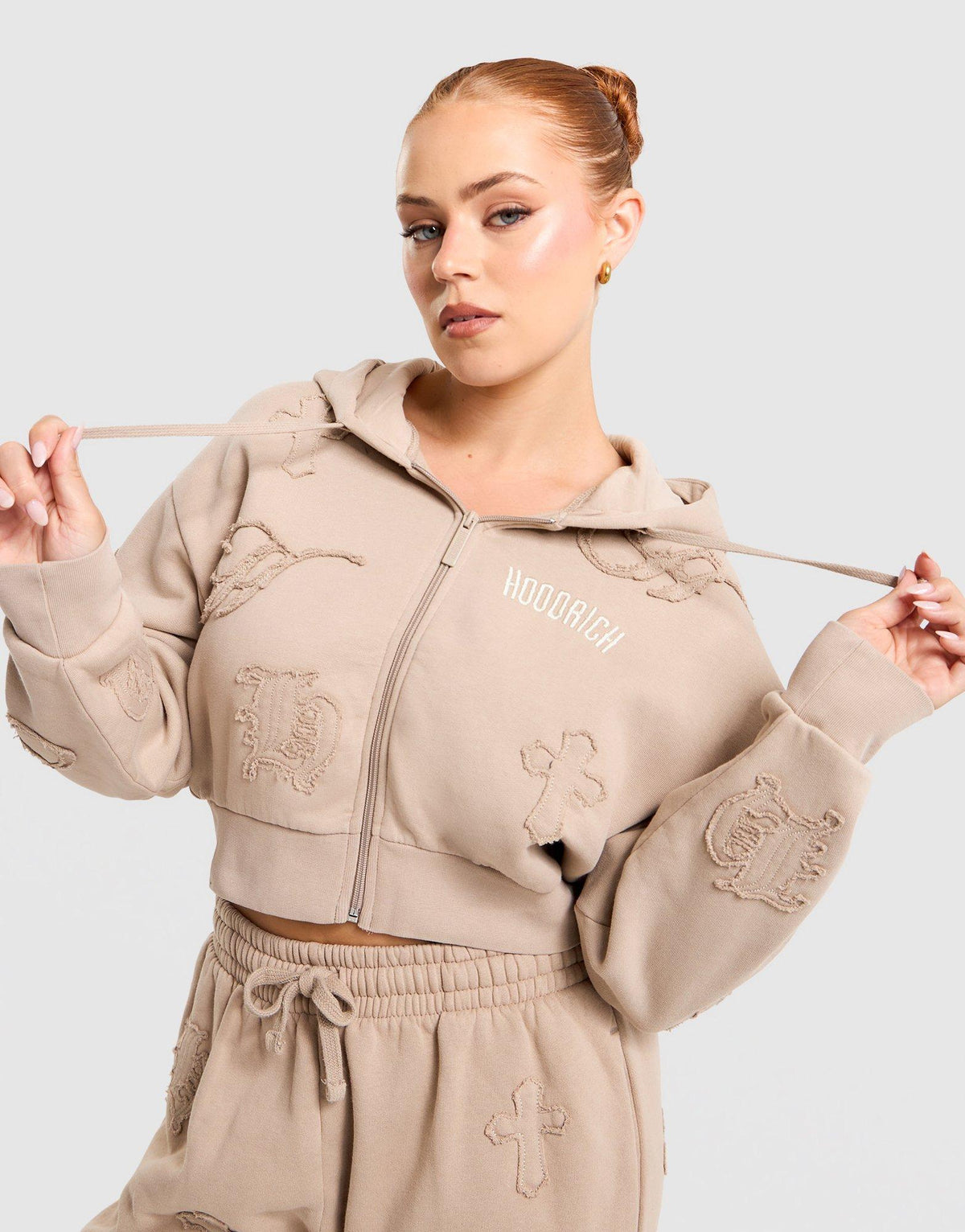 Mist Oversized Full-Zip Hoodie