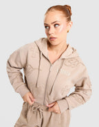 Mist Oversized Full-Zip Hoodie