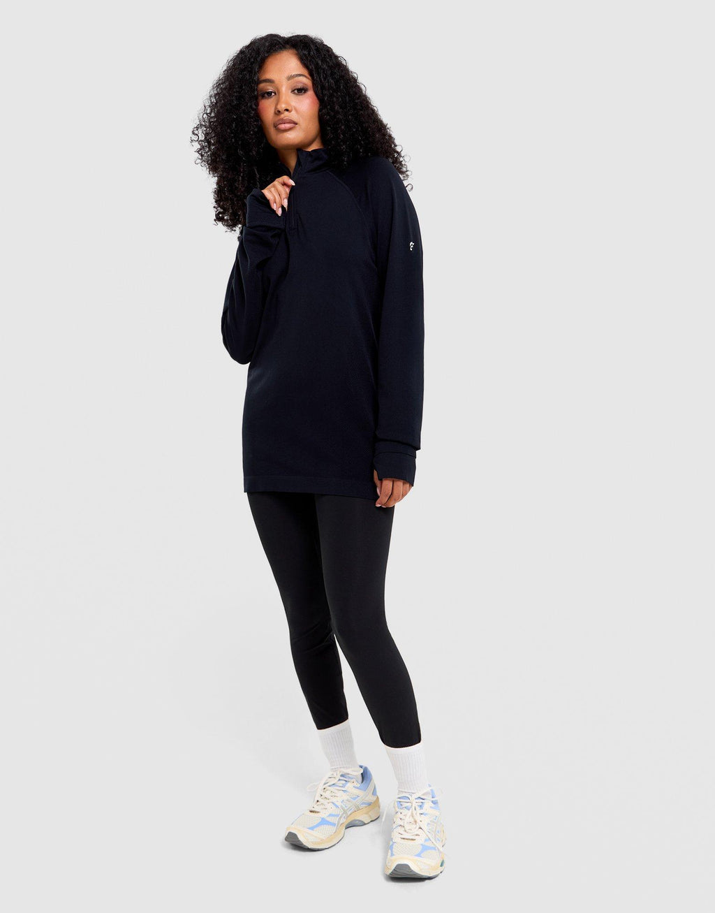1/2 Zip Feather Tech Track Top