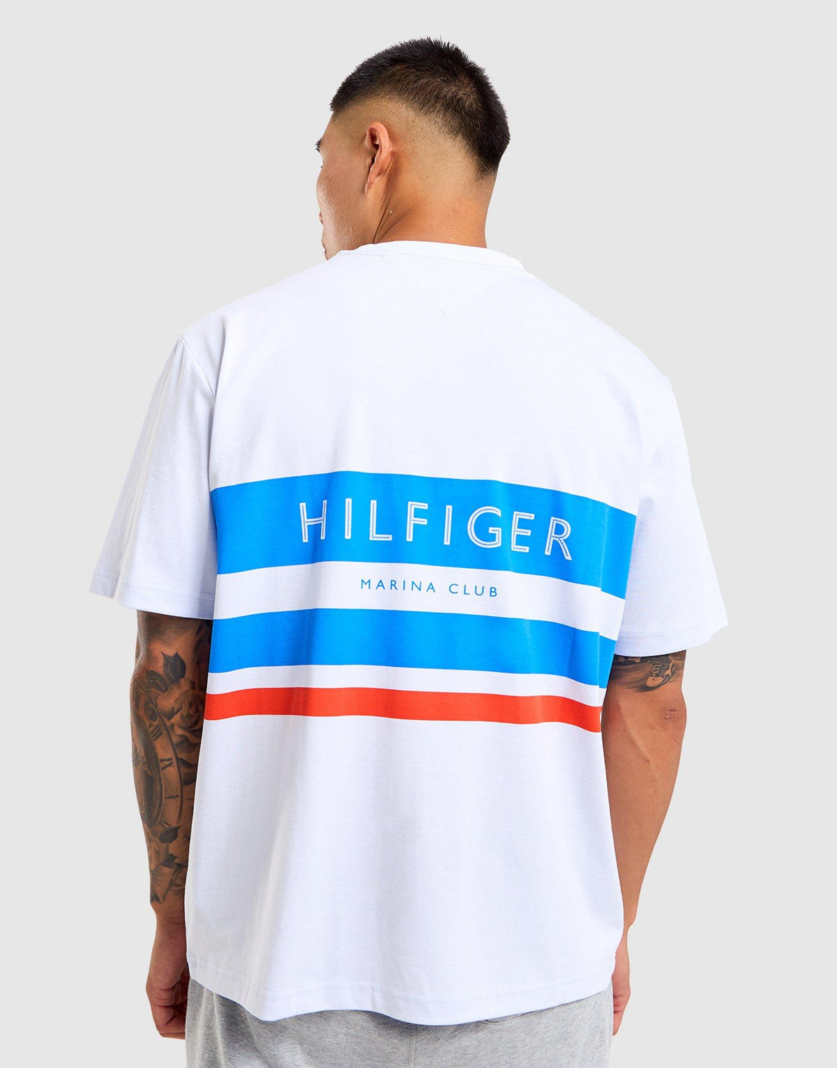 Logo Colour-Blocked Relaxed T-Shirt