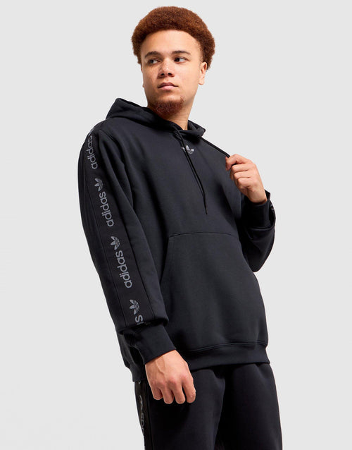 Jacquard Tape Fleece Hoodie