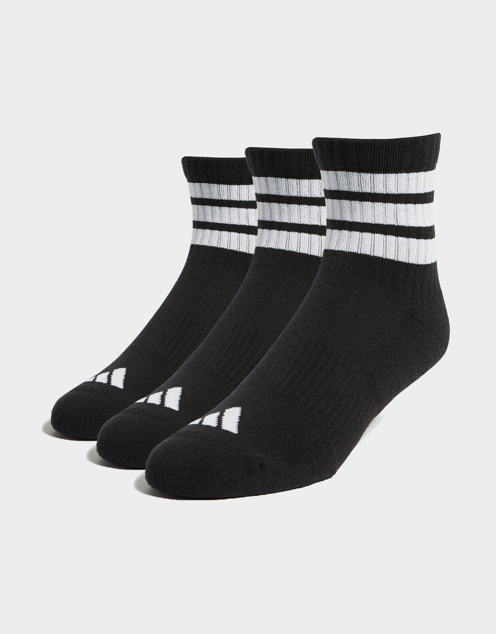 3-Stripes Cushioned Sportswear Mid Socks (3 Pack)